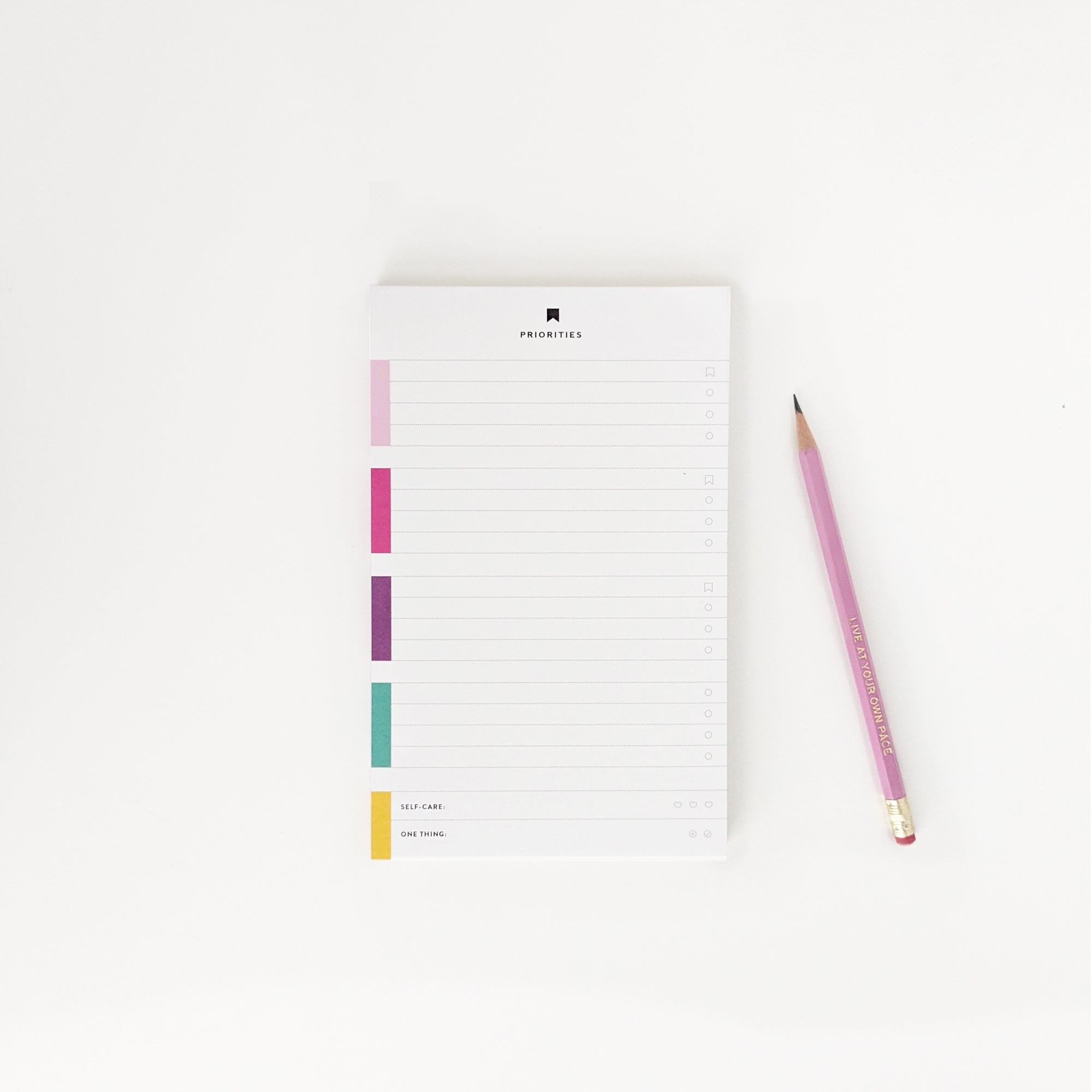 Priorities Tear-Off Notepad (100 sheets)