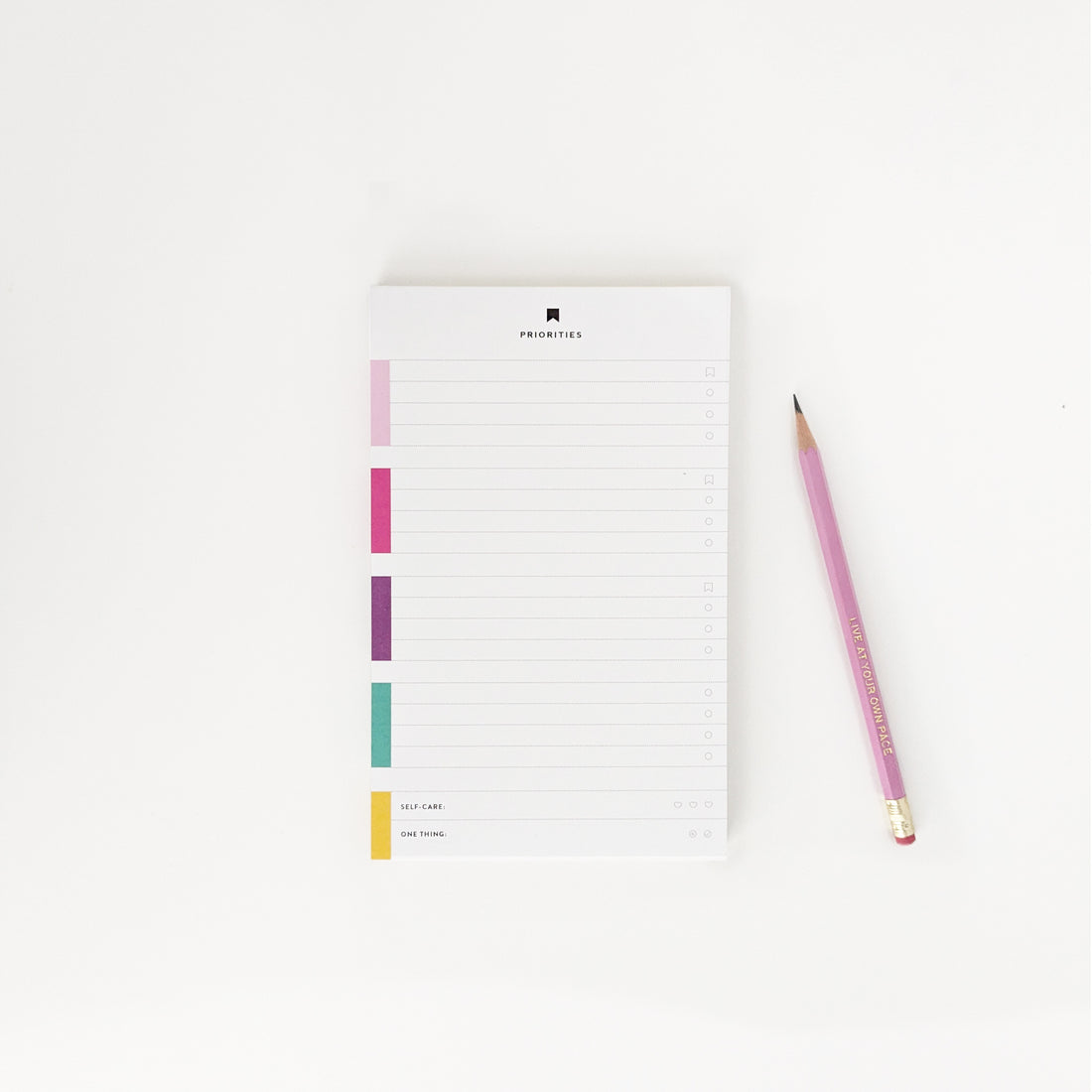 Priorities Tear-Off Notepad (100 sheets)