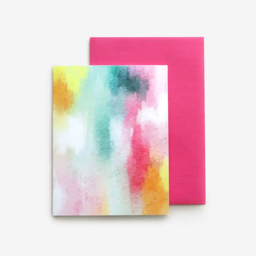 Candy Rain blank notecard Stationery