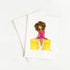 FroGirl Birthday Card One, Please Stationery