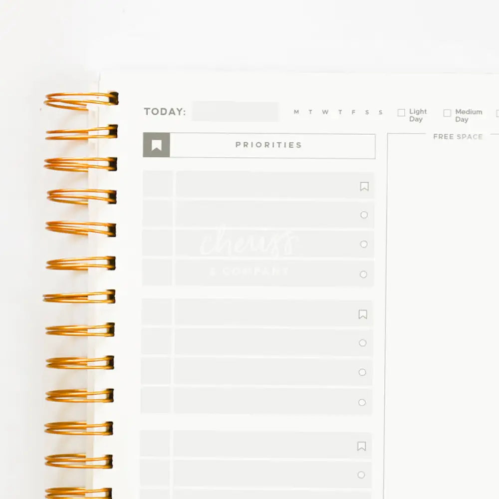 Priority Guide Planner for work-life balance by Cheriss & Company
