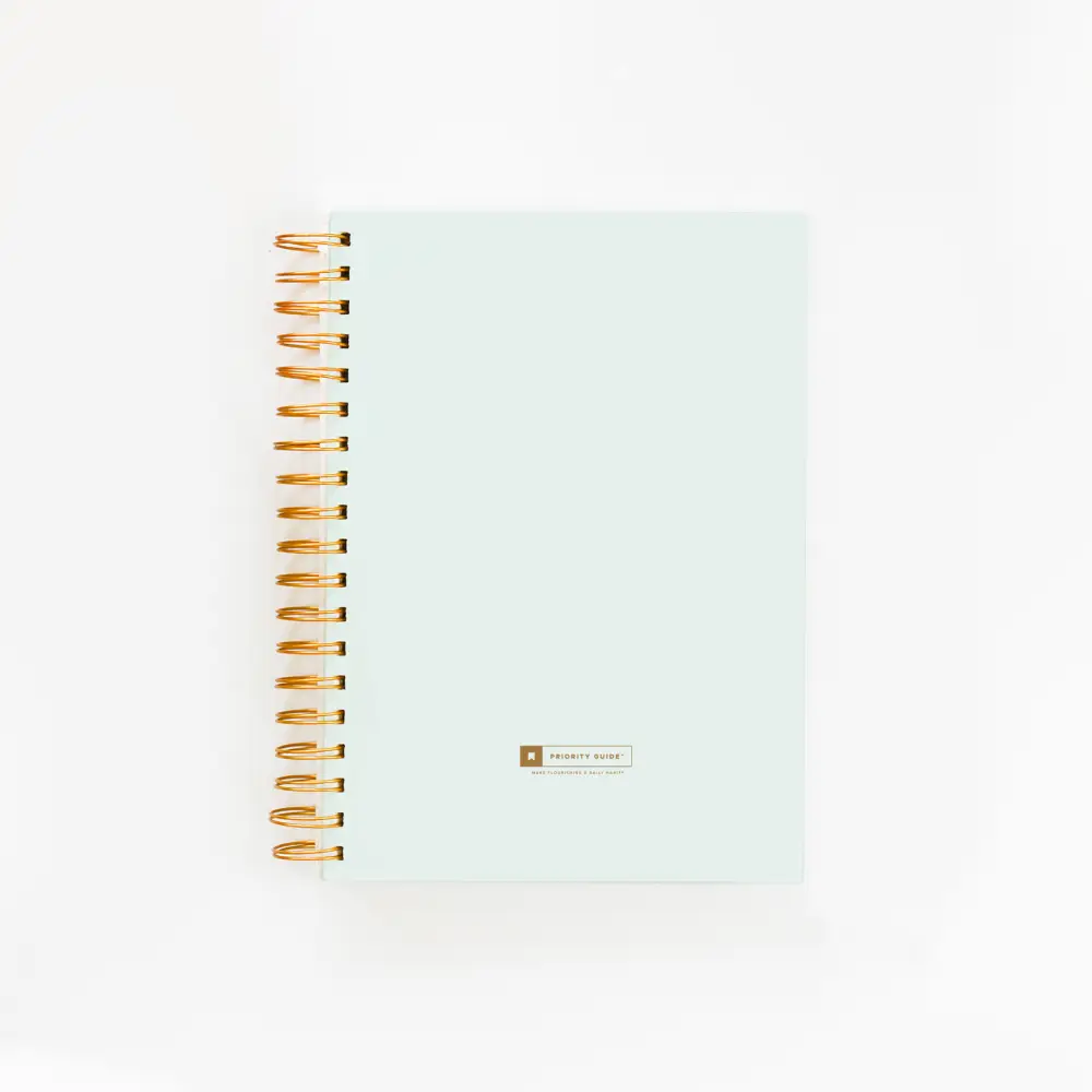 Priority Guide™ Quarterly Planner - Pale Blue Pale Blue Notebooks