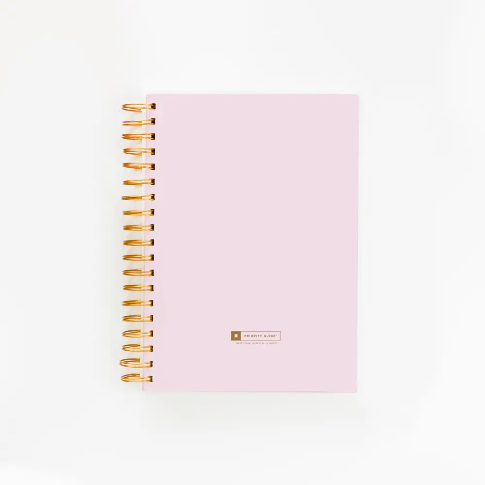 Priority Guide™ Quarterly Planner - Pink Pink Notebooks