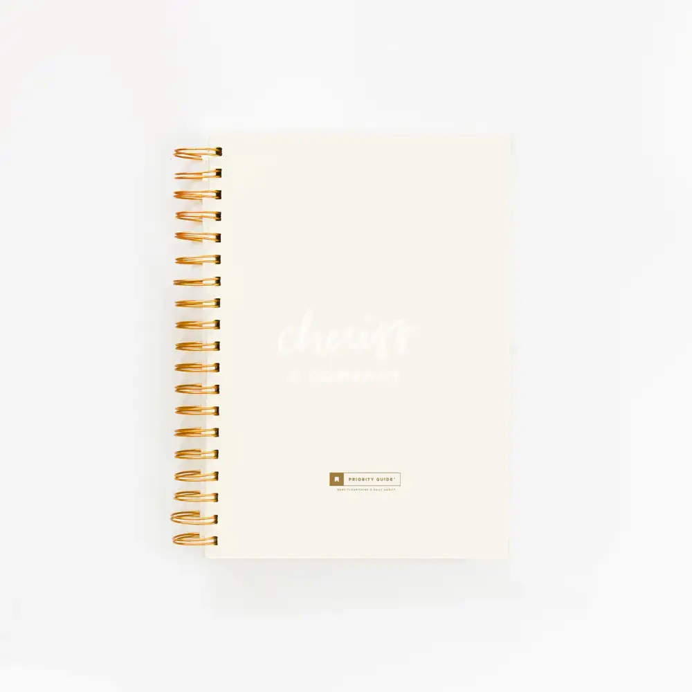 Priority Guide® Quarterly Planner White Notebooks